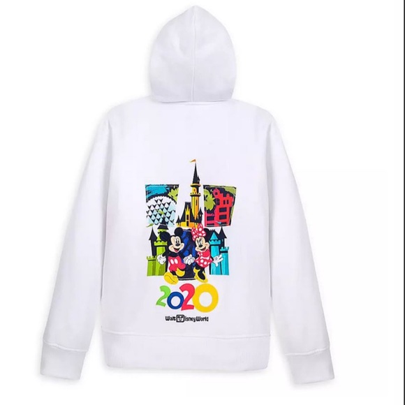 Disney Tops - Disney Women's Zip-Up Hoodie - 2020 Mickey Mouse & Friends